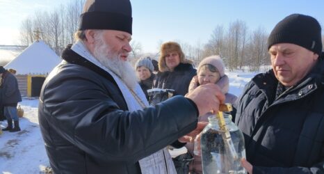 Освящение источников в Чечерской районе на праздник Крещения Господня